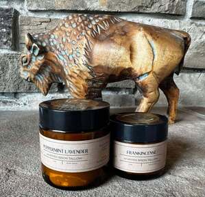 Minnesota tallow balm, whipped tallow, tallow soap, and tallow skin-care products Backroad Bison, whipped bison tallow